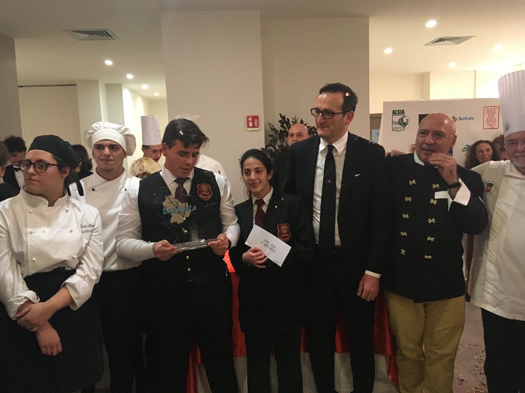 I vincitori di Sirino in Transumanza con Rocco Pozzulo e chef Luigi Diotaiuti