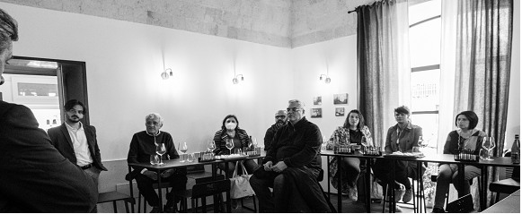 Figura 2. Un momento della presentazione del formaggio ad Altamura