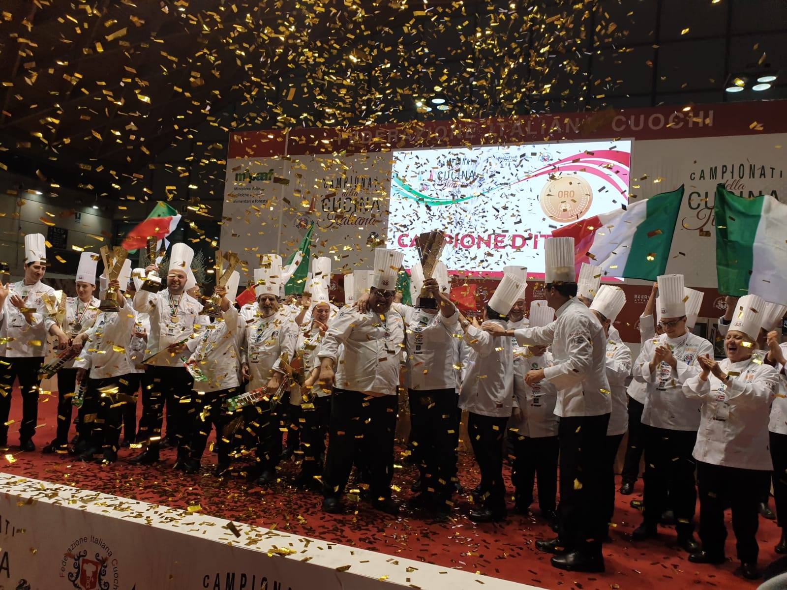 La premiazione del Team Basilicata che conquista il titolo di Campione d'Italia