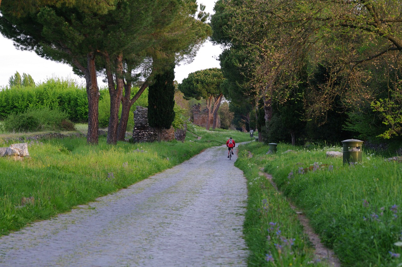 Un tratto dell'antica Via Appia