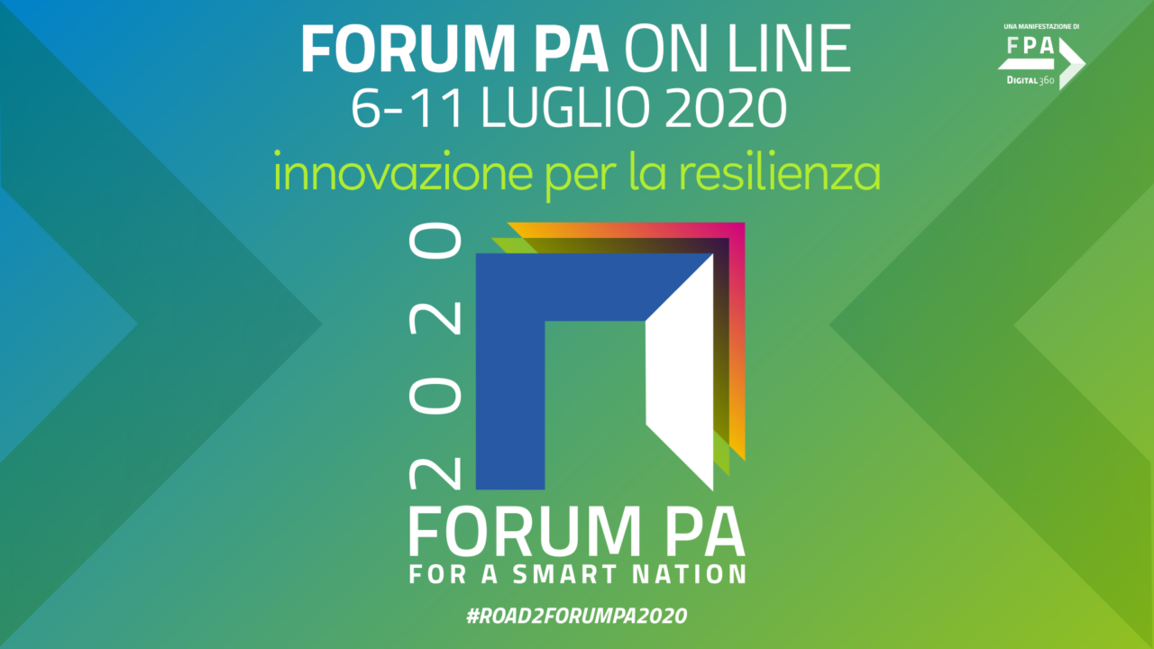 L'edizione 2020 di Forum PA sarà digitale e in programma dal 6 all'11 luglio 