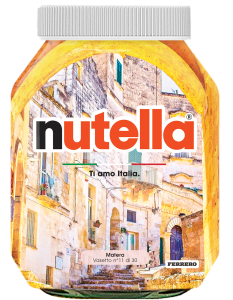 Matera sarà sui vasetti di Nutella Special edition 