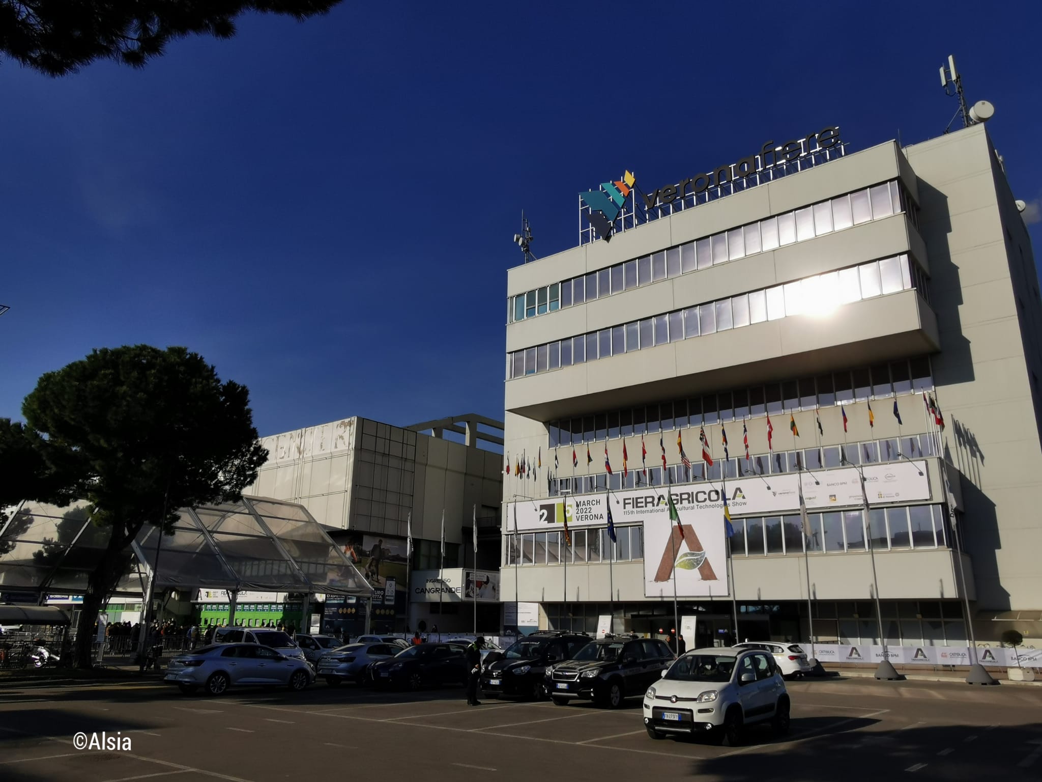 L'ingresso della Fieragricola 2022 a Verona