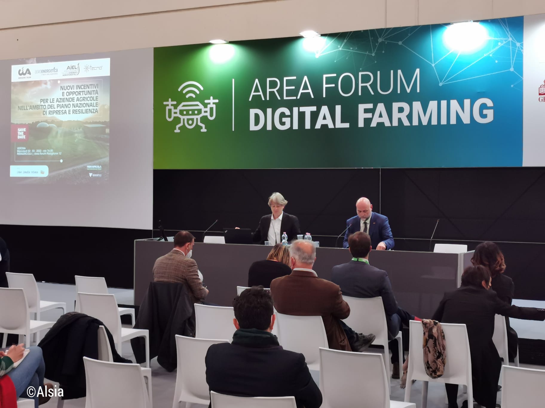 L'Area Forum Digital Farming, Padiglione 12, Fieragricola 2022